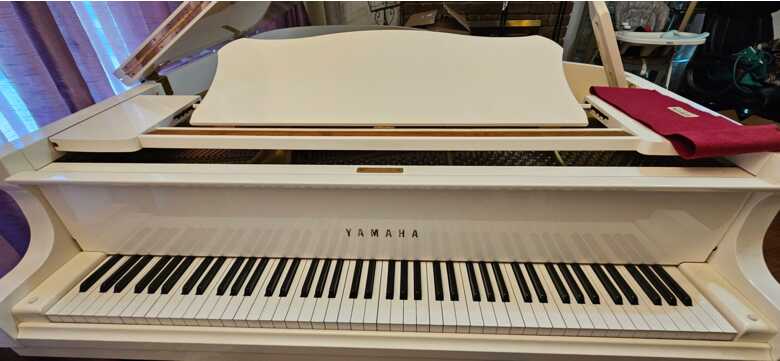G2 5'9 High Gloss White Grand Yamaha 