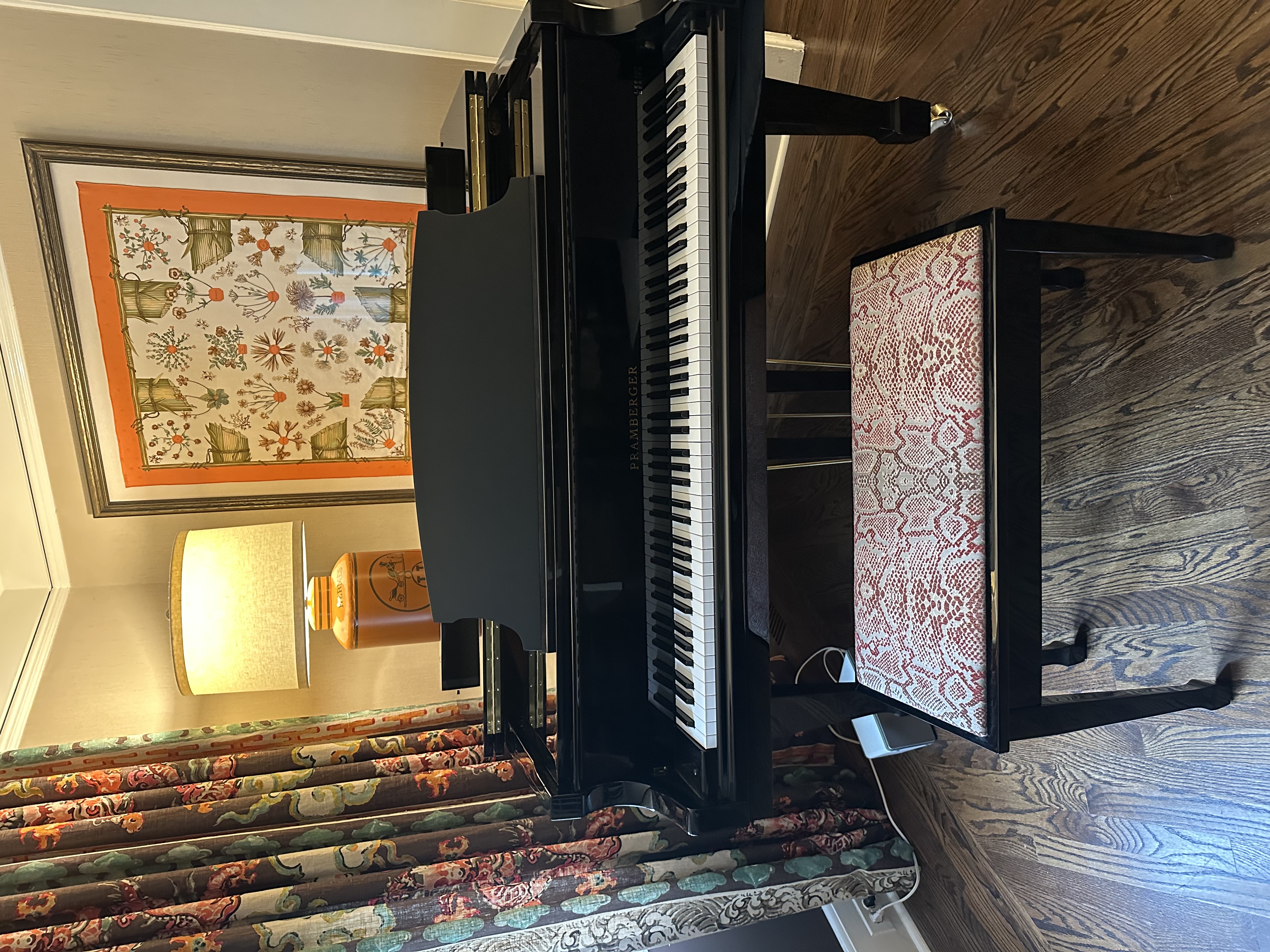 Pramberger Legacy LG-150 Baby Grand Polished Ebony 