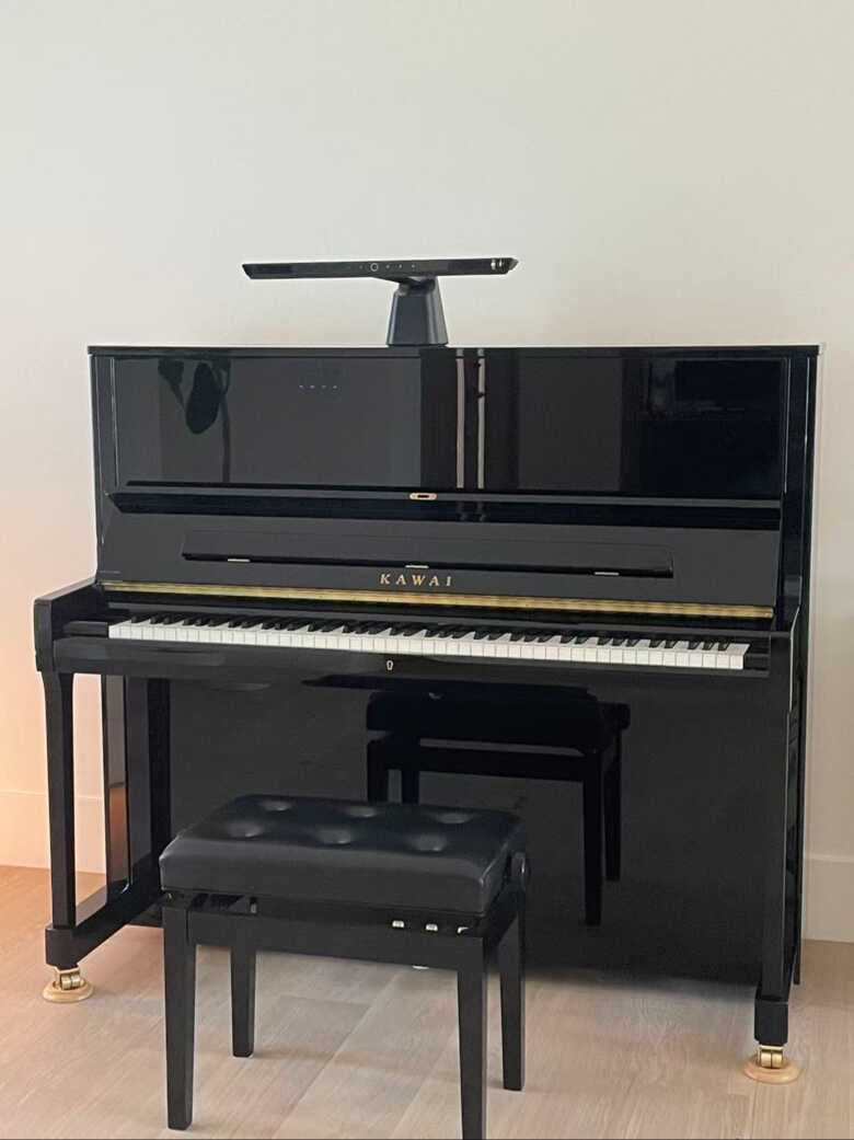 2018 Kawai K-500 Professional Upright – Ebony Polish, Excell