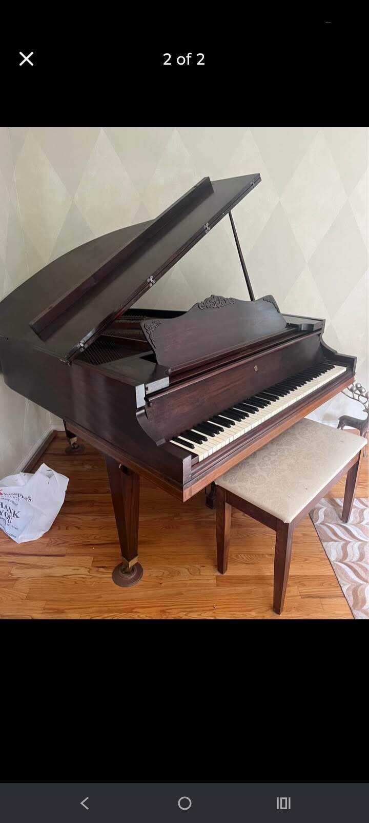 1928 Mehlin baby grand piano. beautiful condition 