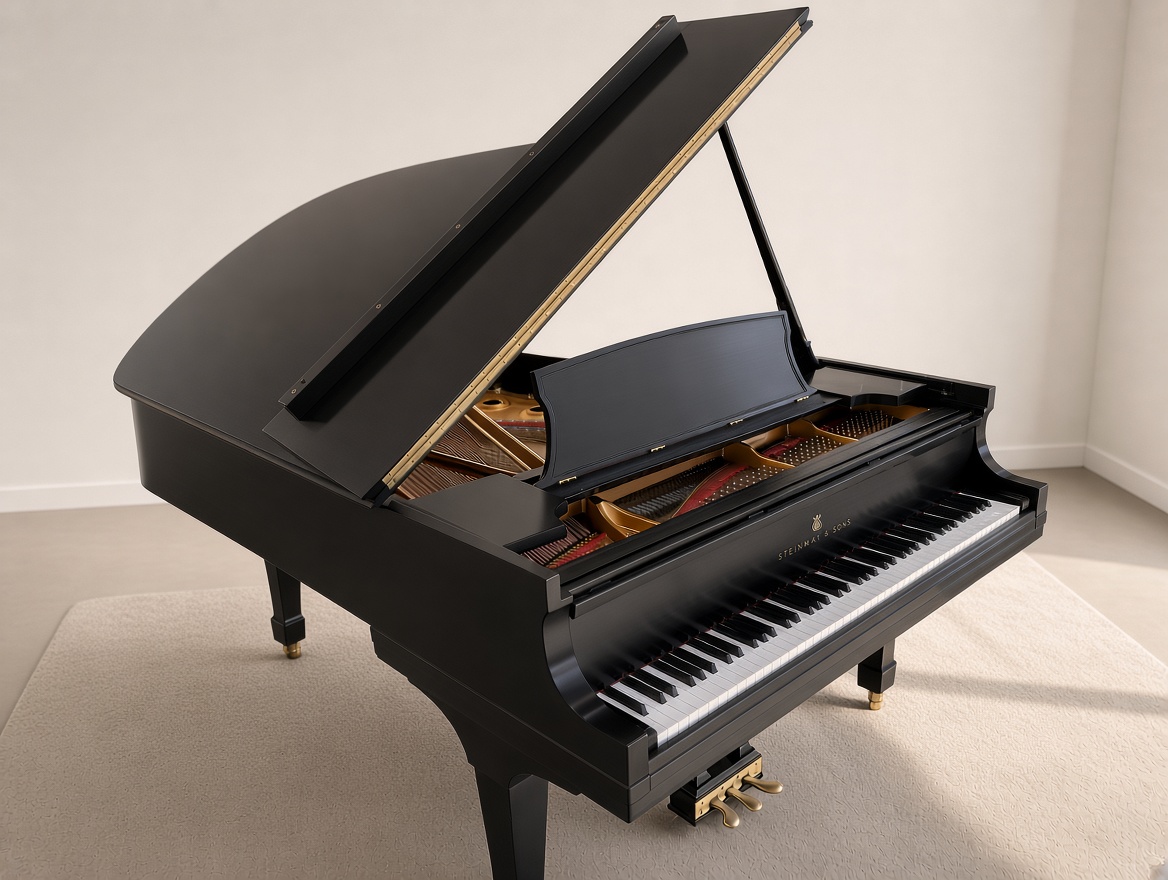 Restored 1985 Steinway Model B Grand, New Bolduc Pinblock