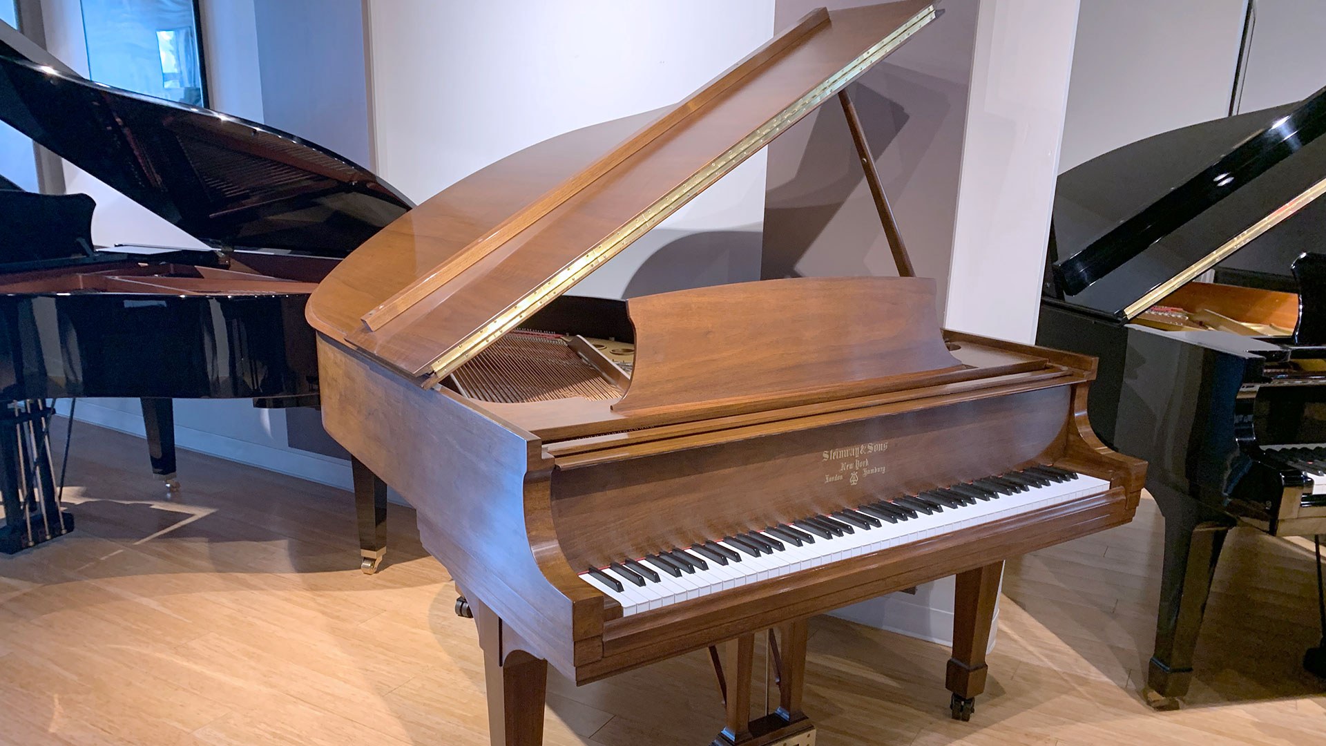 1979 Steinway Model M, Satin Walnut, All-Steinway Rebuild
