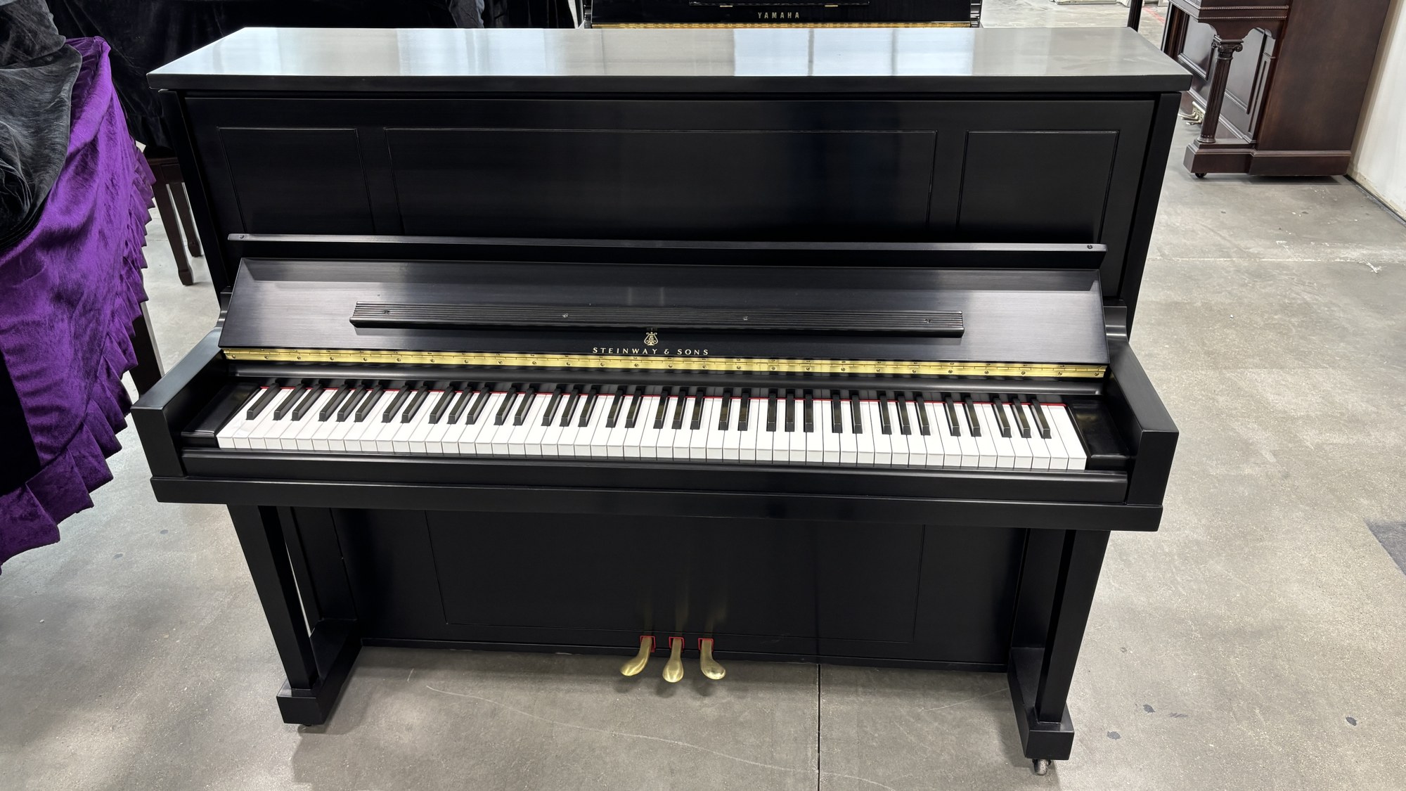 Restored 1974 Steinway Model 45 Studio Upright