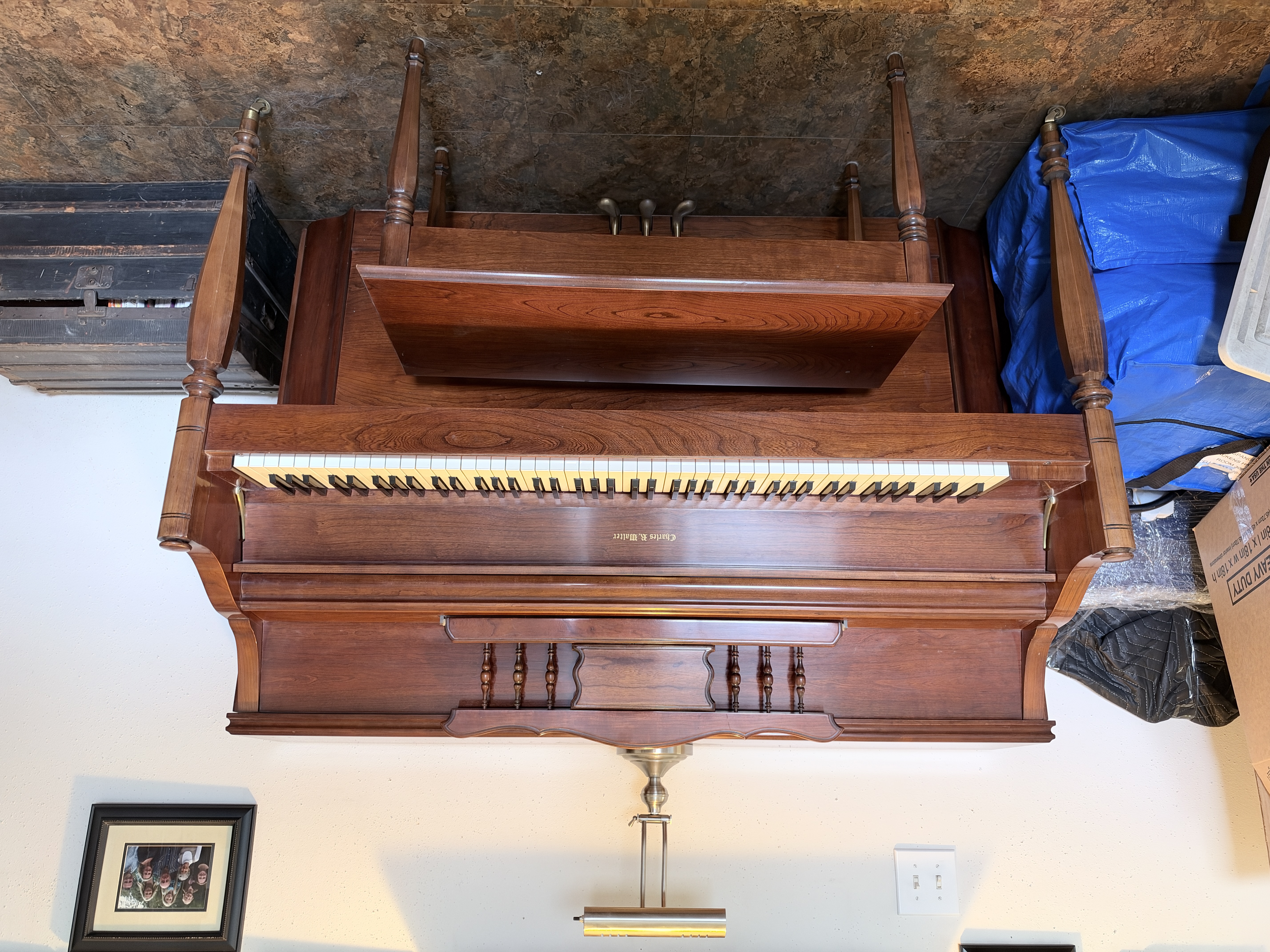 Charles R Walter Upright Piano 1981