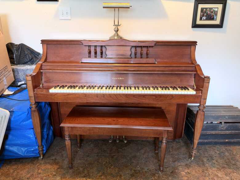 Charles R Walter Upright Piano 1981