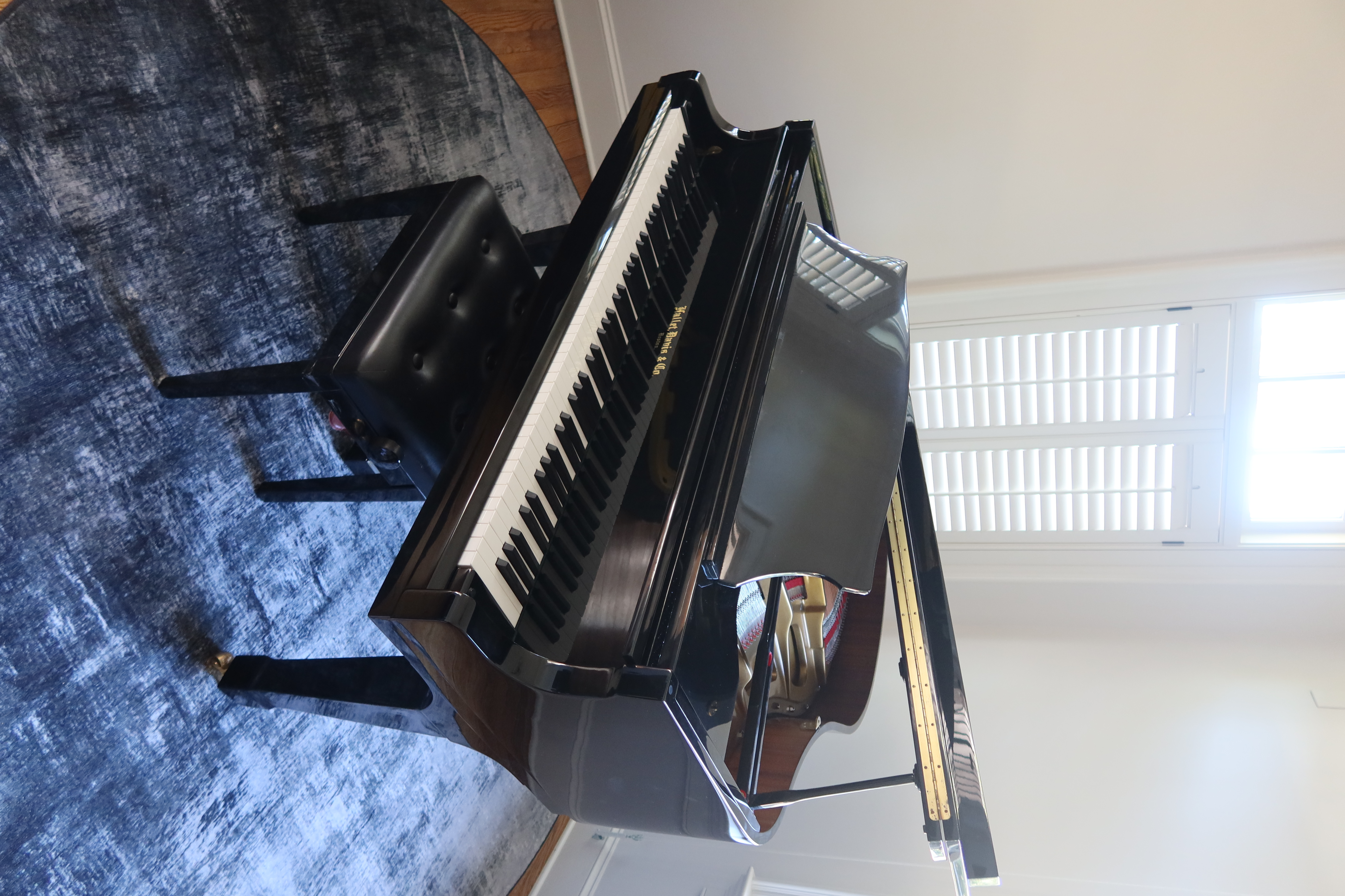 Hallet & Davis 5 Foot Baby Grand in Good Condition
