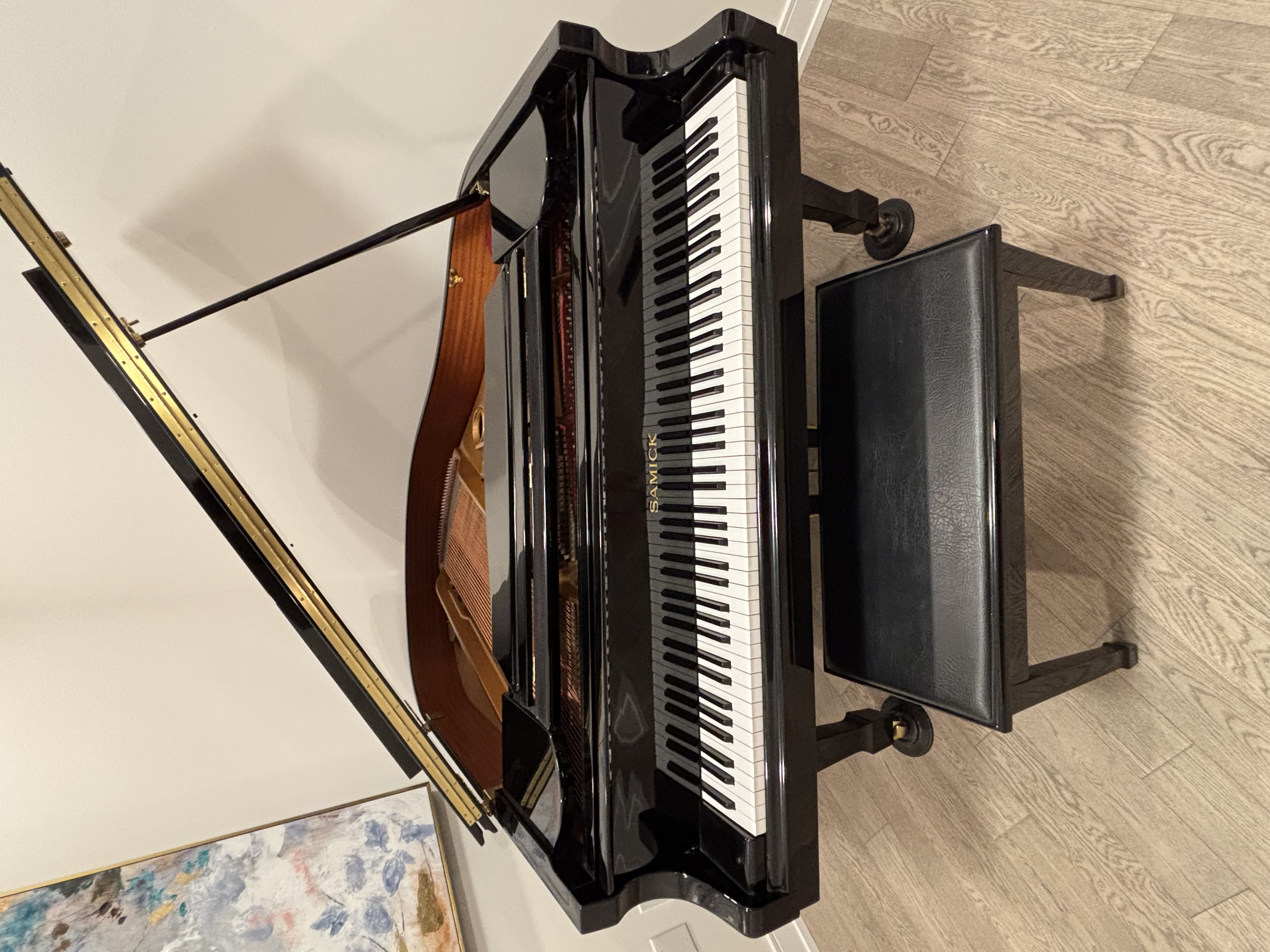 Samick SIG-50 Baby Grand Piano – 2003 – Black