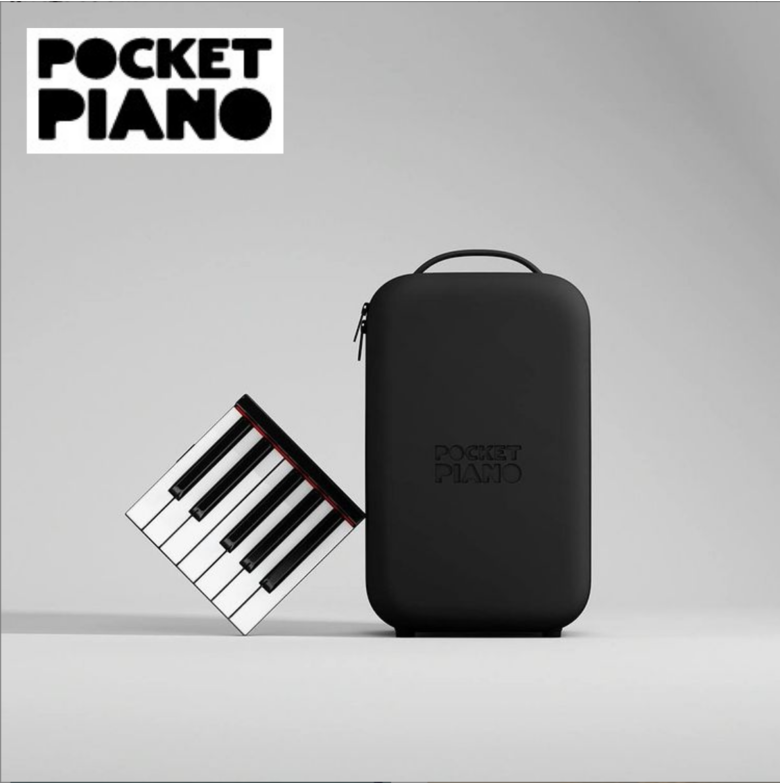 PocketPiano MIDI Bluetooth Portable Digital Travel Keyboard