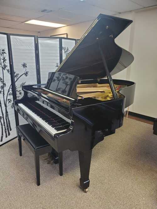 Ebony Concert Grand Piano "OTTO ALTENBURG" 6'10" FOR SALE