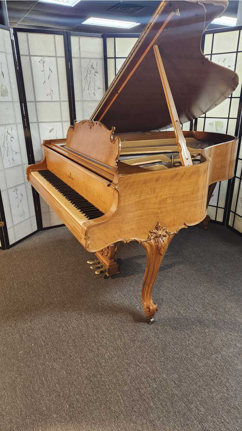  Steinway M King Louis XV Style Walnut, Excellent Condition,
