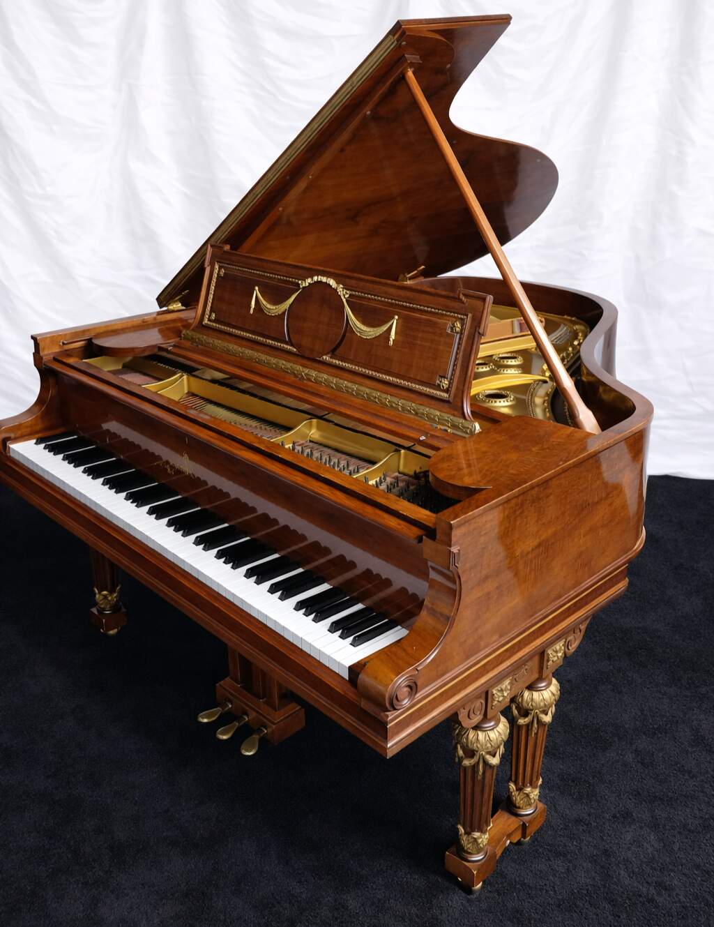 Steinway A French Walnut Louis XVI Art Case, Total Rebuild
