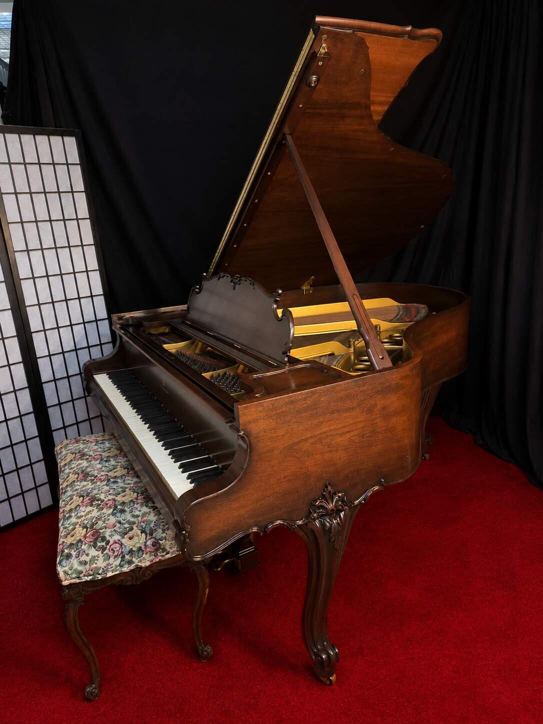 Steinway M King Louis XV Art Case, Refin/Restored