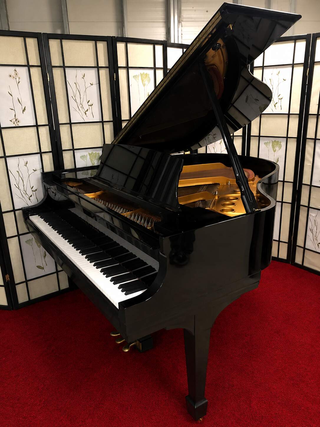 Steinway S Baby Grand Ebony Gloss, Rebuilt and Refinished