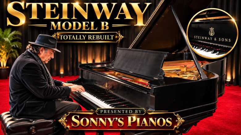 Steinway Model B Art Case, Total Rebuild (SEE VIDEO)