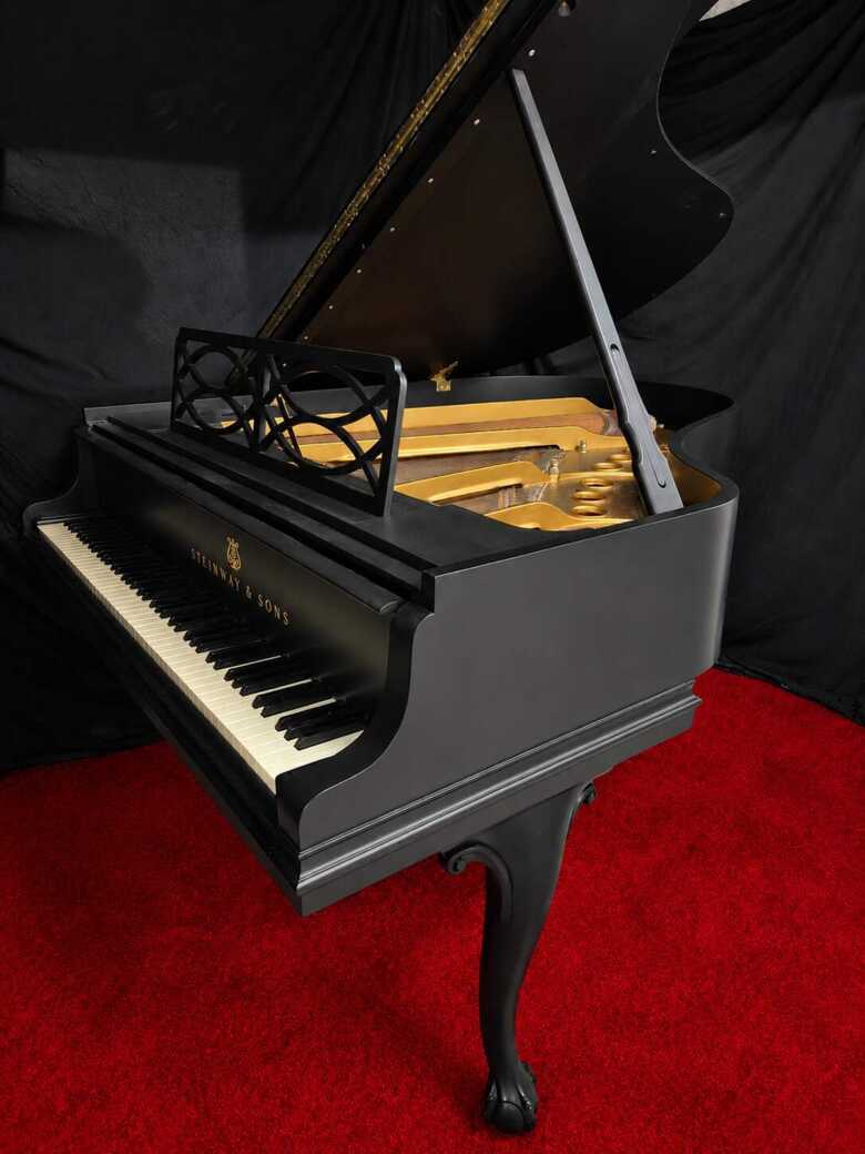 Steinway Model M Art Case Grand Piano, Brand New Satin Ebony