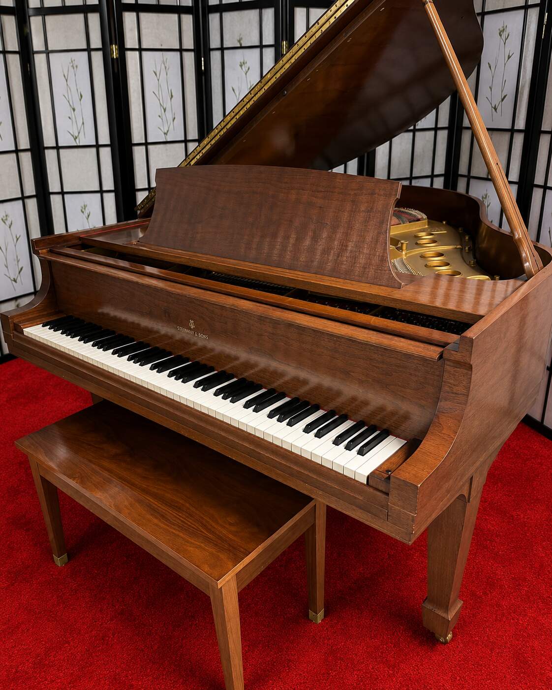 Steinway Baby Grand Model S Walnut (SEE VIDEO) Warranty