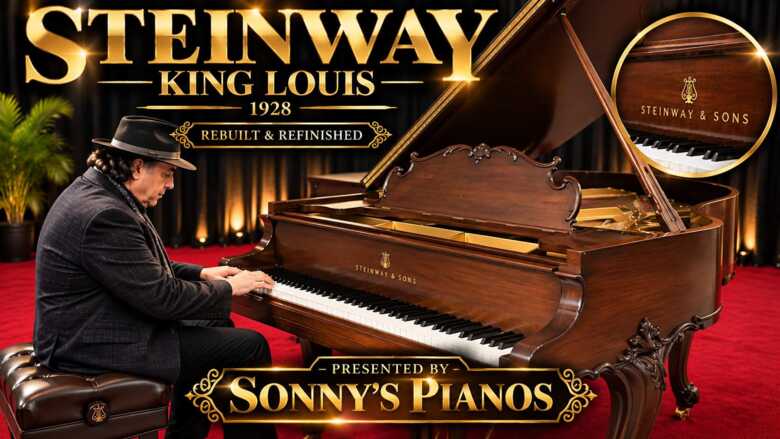 Steinway M King Louis XV 1928 Mahogany Refinished/Rebuilt