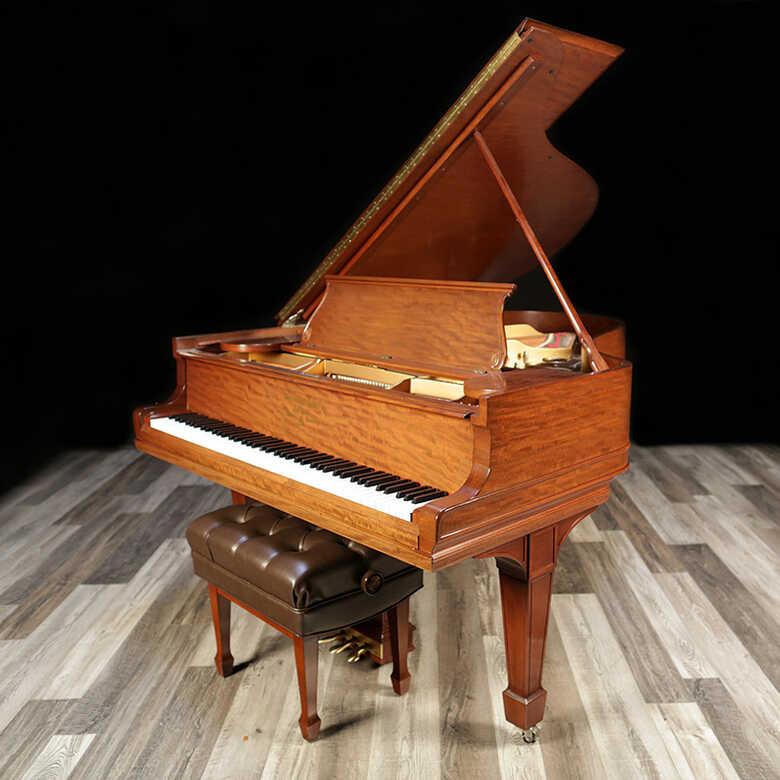 African Mahogany Steinway Grand Piano, Model O 