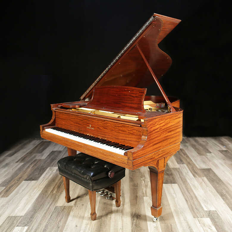 Steinway Grand Piano, Model O- Beautiful African Mahogany