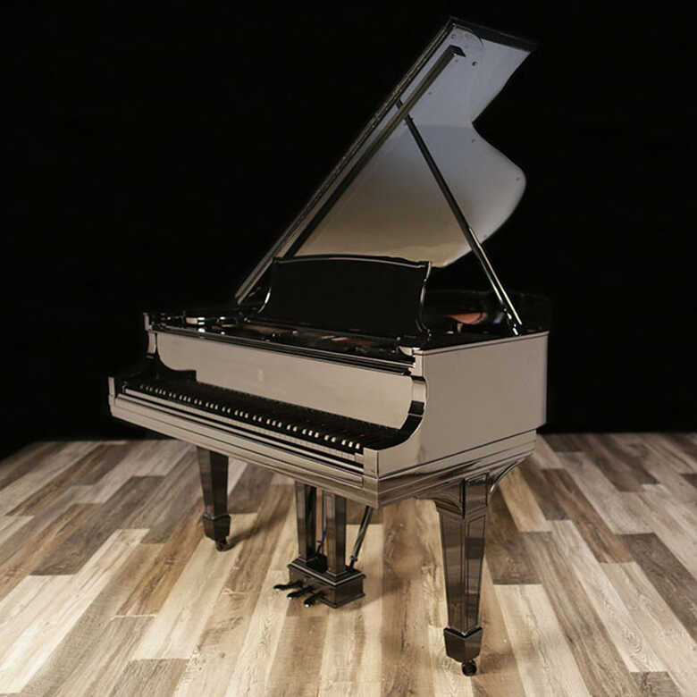 Steinway Grand Piano, Model O- All Black