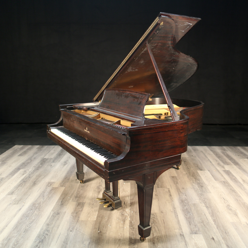 1934 Steinway L 5'10" African Mahogany Grand Piano - As Is
