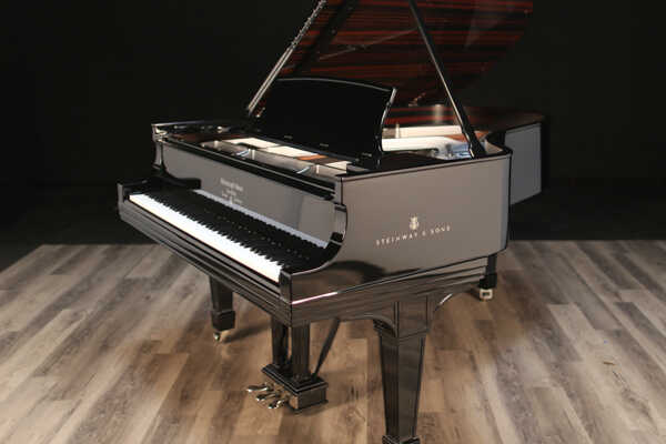 1912 Steinway A 6'2" Fully Restored High Gloss Ebony