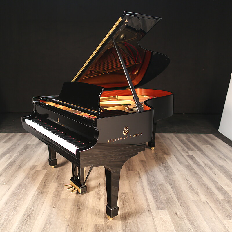 2017 Steinway B Spirio 6'11" High Gloss Ebony Grand Piano