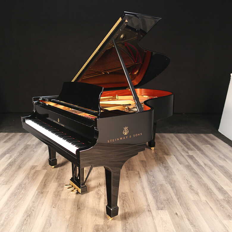2017 Steinway B Spirio 6'11" High Gloss Ebony Grand Piano