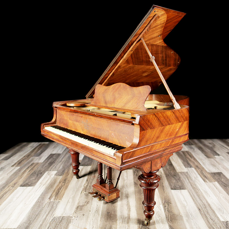 1903 Hamburg Steinway A 6'2" Victorian Circassian Walnut