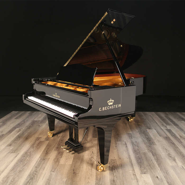 1929 C. Bechstein Model C 7'4" High Gloss Ebony Grand Piano