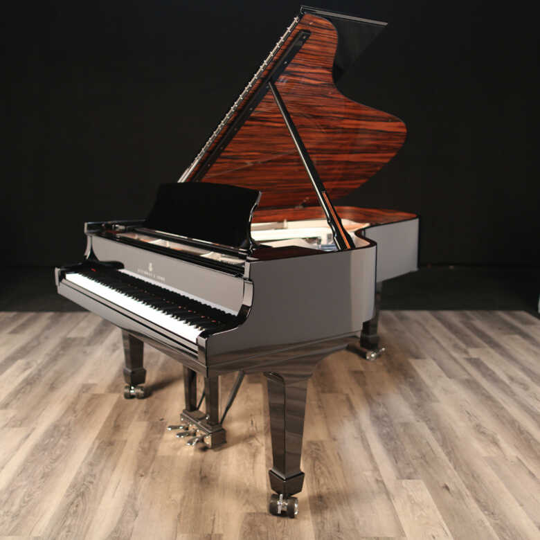 1942 Steinway A3 6'4 Silver Plate Macassar Ebony