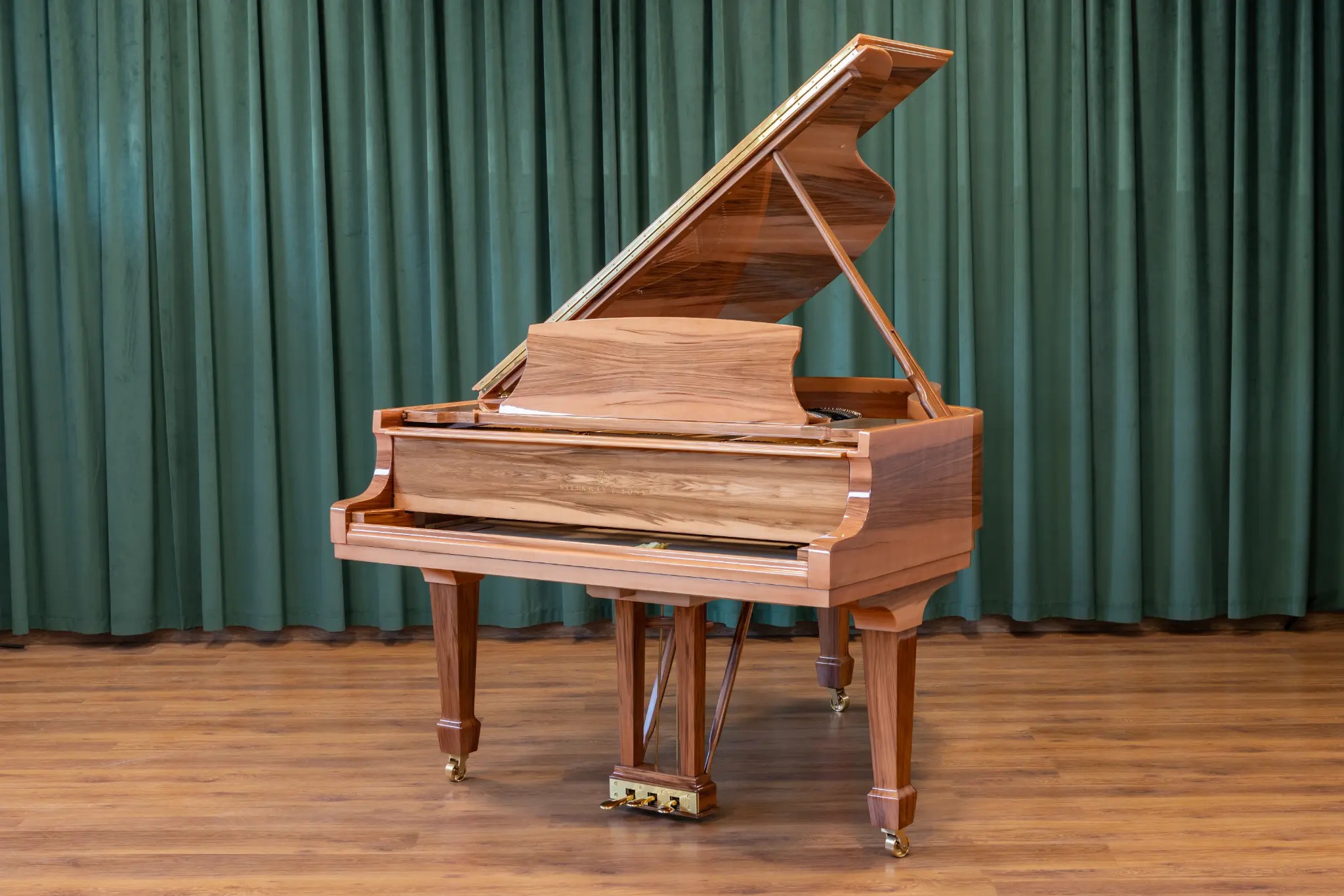 1921 Steinway M 5'7" Amberwood High Gloss Fully Restored