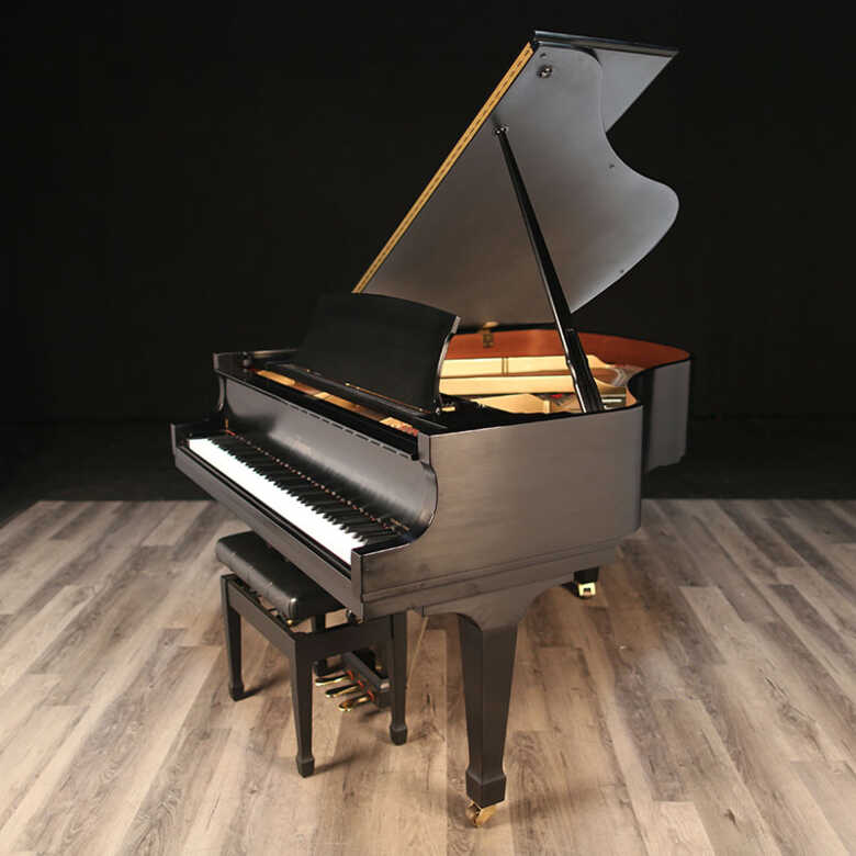 2003 Boston GP-163 5'4" Satin Ebony Grand Piano