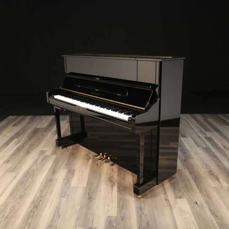 2023 Yamaha U1 SH3 Silent Upright Piano High Gloss Ebony