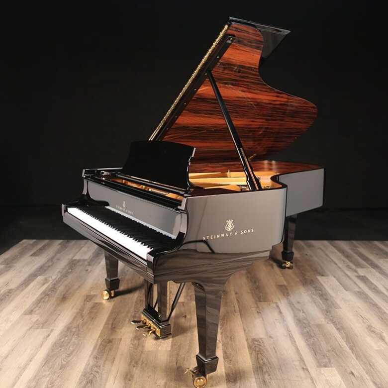 1900 Steinway B 6'11" Fully Restored, Macassar Ebony