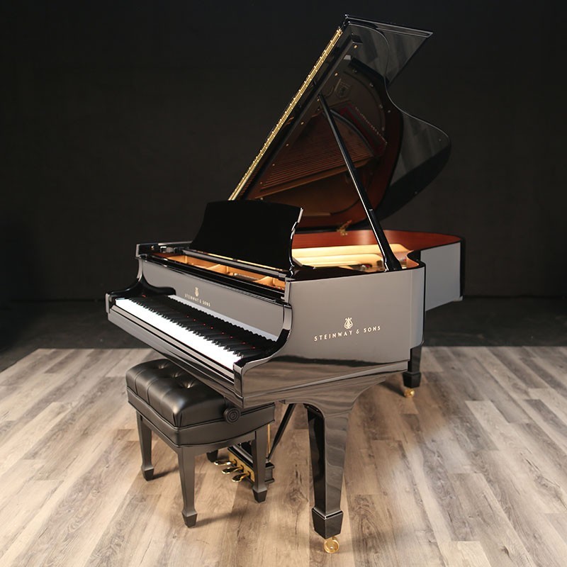 1962 Steinway L 5'11" High Gloss Ebony, Fully Rebuilt