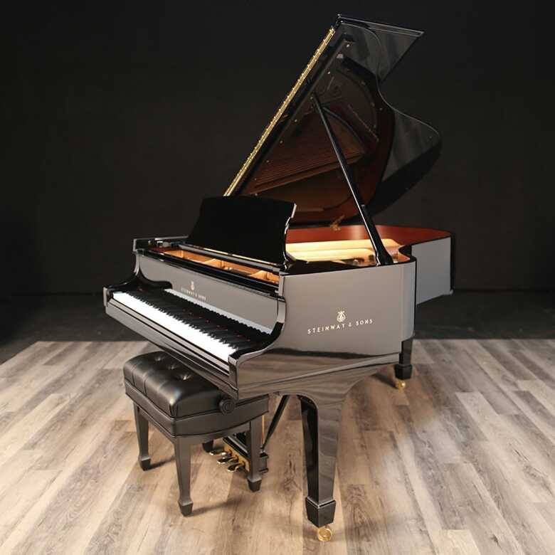 1962 Steinway L 5'11" High Gloss Ebony, Fully Rebuilt
