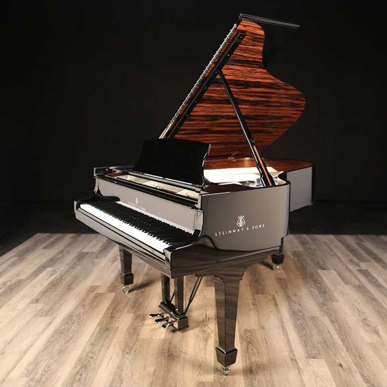 1958 Steinway L 5'11" Fully Restored, Macassar Ebony