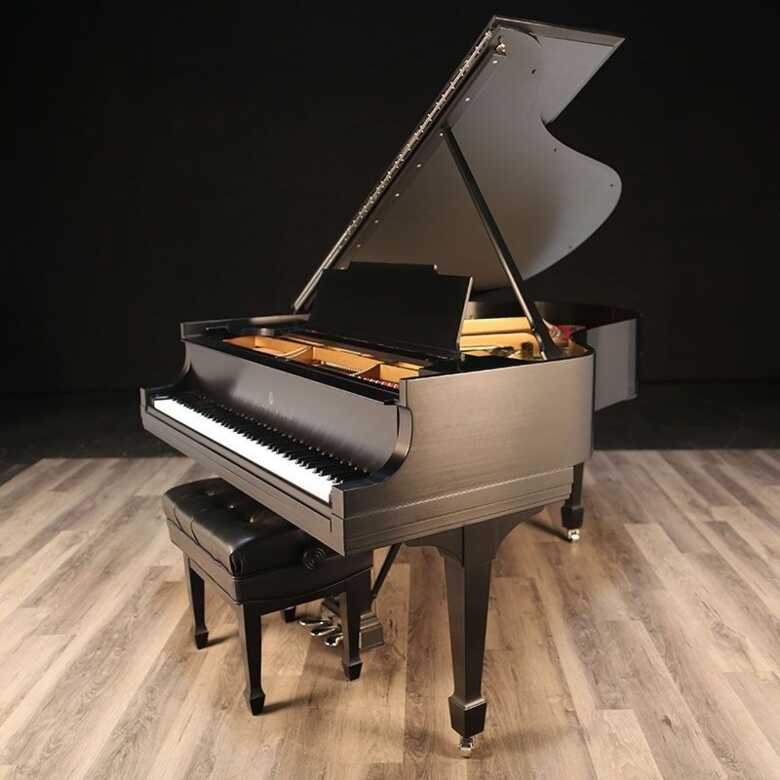 1927 Steinway M 5'7" Ebony, Restored, Serial 257201