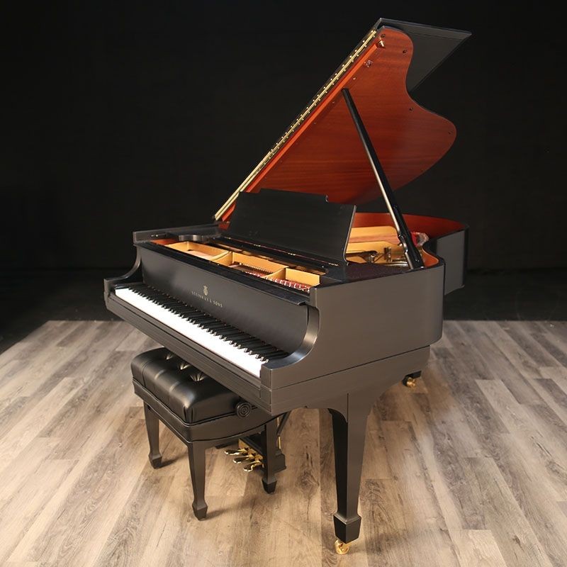 1932 Steinway M 5'7" Ebony with Wood Accents, Restored