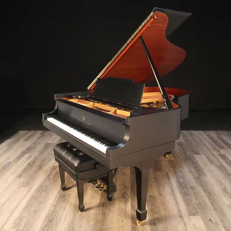 1932 Steinway M 5'7" Ebony with Wood Accents, Restored