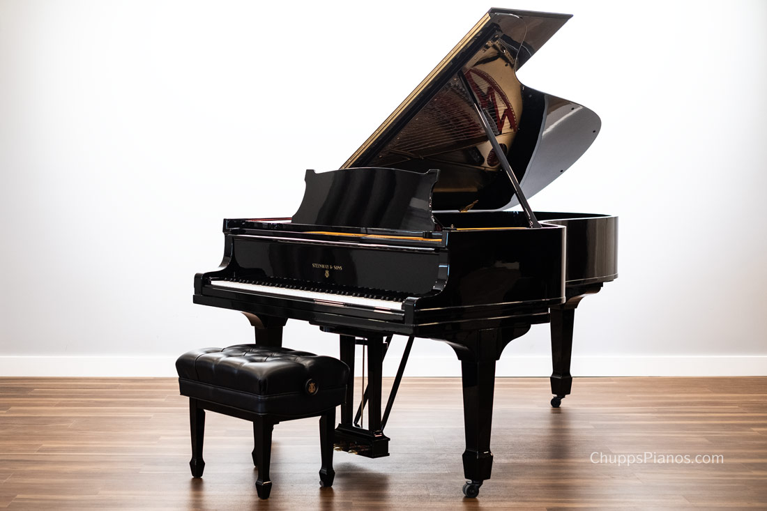 1928 Hamburg Steinway Model B Grand Piano | Ebony - Restored