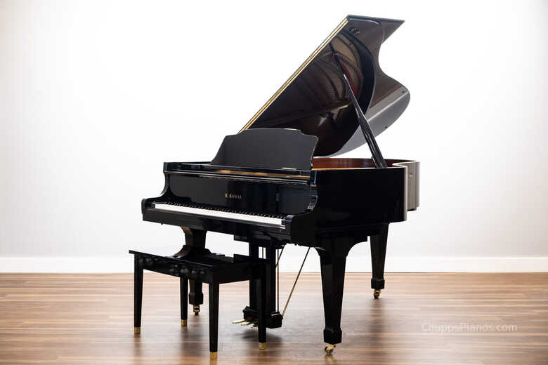 1986 Kawai GS-40 Grand Piano | Ebony - Excellent