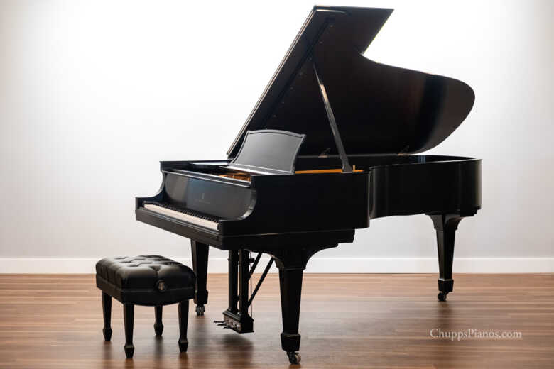 1919 Steinway Model C Semi-Concert Grand Piano - Ebony 
