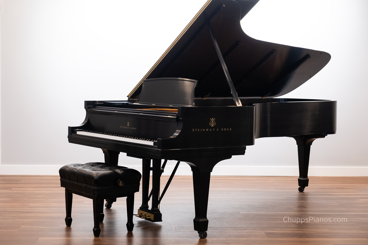 1995 Steinway Model D - CD409 - Ebony - Restored