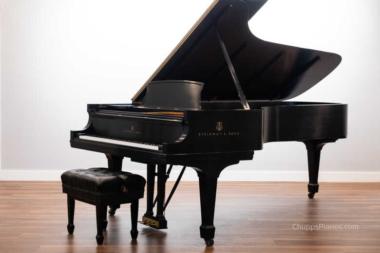 1995 Steinway Model D - CD409 - Ebony - Restored