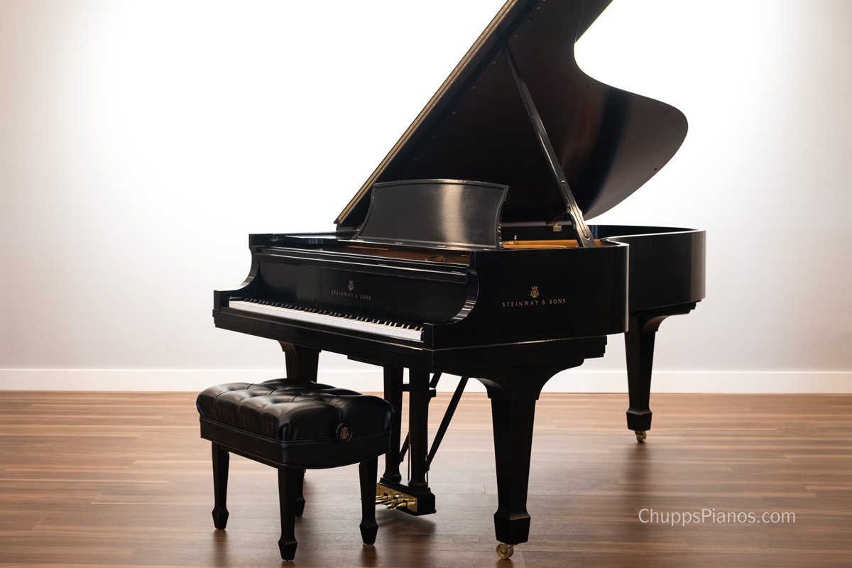 1993 Steinway & Sons Model B Grand Piano #532036 - Satin Ebo