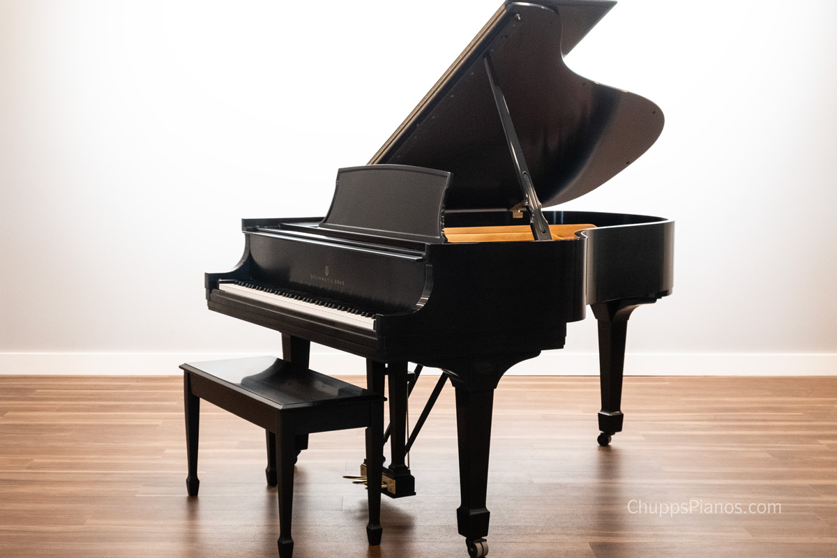 1971 Steinway Model L Grand Piano | Ebony - Fully Restored