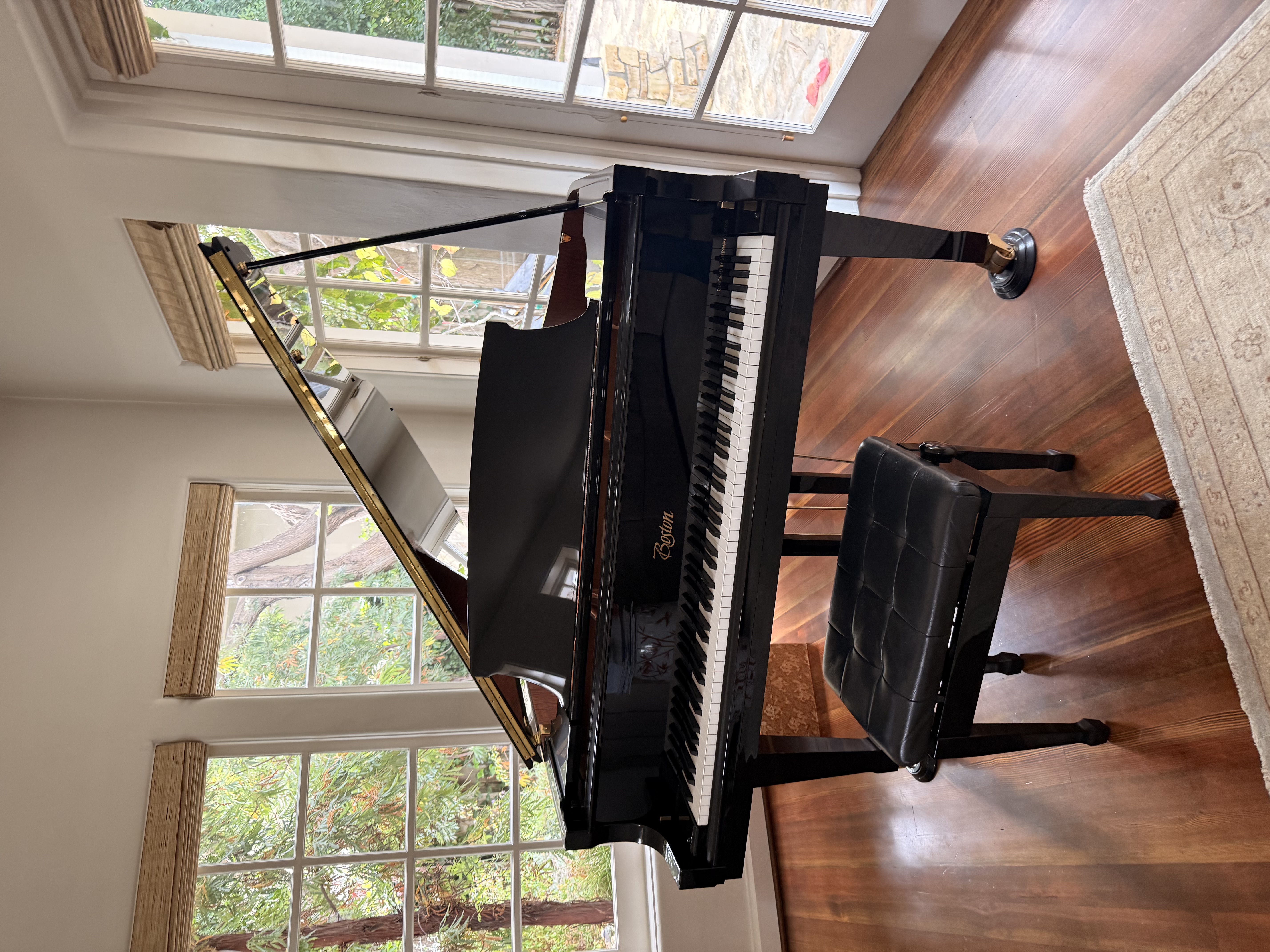 Like-new Boston (by Steinway) GP178 5' 10" grand piano