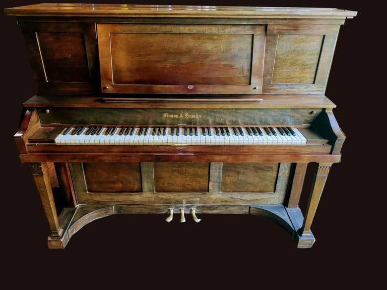 Mason & Hamlin upright grand piano 56''